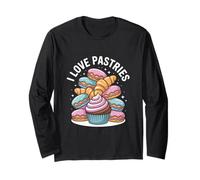 Golosinas horneadas coloridas I Love Pastries Manga Larga
