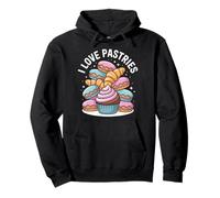 Golosinas horneadas coloridas I Love Pastries Sudadera con Capucha