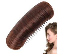 Golpe de cabello para inserción de volumen: abolladura de cabello, pinza de pelo natural | Accesorios para el cabello invisibles, herramienta de inserción de volumen, base de abolladuras para cabello