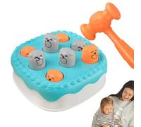 Golpea al Topo - juego de martillos, juguete de golpear - juguetes Golpea al Topo con forma de pastel | Juego educativo de golpeteo para bebés, mejora la coordinación mano-, habilidades motoras, ju