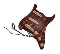 Golpeador con Pastillas Golpeador Cargado Profesional Con Alnico 5 SSS Yellow Pickup Covers Single Coils Pickups Set (Color : 03)