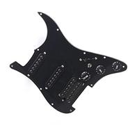 Golpeador con Pastillas Golpeador De Guitarra Eléctrica De División De Bobina SSH Con Interruptor De División De Bobina De Encendido/encendido Placa De Rascado Precableada Cargada (Color : 01)