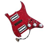 Golpeador con Pastillas HSH Loaded Guitar Pickguard Pickups Set Interruptor Multifunción Humbucker Magnet Pickups High Output