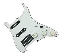 Golpeador con Pastillas Juego De Golpeador HSS Para Guitarra Eléctrica Precableada, Pastillas Multifunción Alnico V, Pastillas Humbucker Para For FD Guitarra