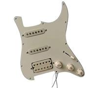 Golpeador con Pastillas SSH Guitar Pre-Wired Loaded Beige Pickguard Con Alnico 5 Pickup Set Para Accesorios De Guitarra Eléctrica