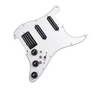 Golpeador con Pastillas SSH High Output Loaded Prewired Scratchplate Coil Splitting 2 Mini Humbucker Con Bobina Pickup Para Guitarra DIY