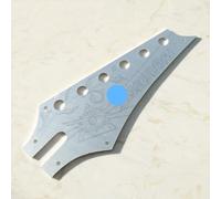 Golpeador de aluminio para guitarra Ibanez Guitar Jem 10th Anniversary - Placa de metal grabada para guitarras RG/Jem, piezas de actualización de guitarra personalizadas