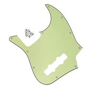 Golpeador De Bajo De Guitarra De 10 Orificios Placa De Rasguño Sin Estilo De Orificio De Barra De Armadura Tornillos Para Bajo De 4 Cuerdas Piezas de Guitarra Eléctrica (Color : Mint Green)