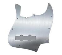 Golpeador de bajo de Jazz anodizado de aluminio de 10 orificios for placa rascadora de guitarra estilo J Bass estándar americano de 4 cuerdas(Army green)