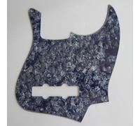 Golpeador de bajo Jazz J de 10 agujeros para Fender de 4 cuerdas, piezas de bajo jazz mexicano y estadounidense (4 perlas grises)