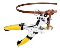 Golpeador de cuero - Alicates redondos, golpeador de cinturón resistente, herramienta de golpeo rotativo | Alicates ergonómicos profesionales para cuero, correas de reloj de pulsera, cinturones