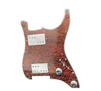 Golpeador De Dos Bobinas Push-Pull Splitting Pickguard Precableado HH Loaded Pickguard 7.5K/15K Pickguard Guitar Parts