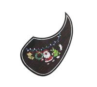 Golpeador De Guitarra Acrílico Con Incrustaciones De Madera De Rosa, Pegatina Antiarañazos Para Guitarra Acústica Popular De 40-43 Pulgadas Piezas de Guitarra Acústica (Color : 04)