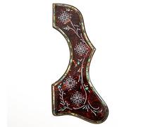 Golpeador de guitarra acústica con concha de abulón real para Gibson J-200 SJ-200, placa de arañazos de 2 mm de grosor, autoadhesivo, ajuste universal para guitarras acústicas de 43 pulgadas