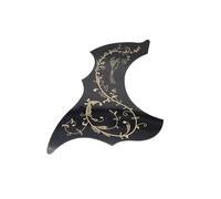 Golpeador De Guitarra Acustica Golpeador De Guitarra Acústica Clásica Folk Para Zurdos Y Diestros, De 40" Y 41", Con Patrón Elegante, Placa Antirayaduras Profesional(Left A)