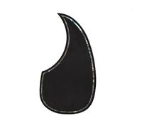 Golpeador De Guitarra Acustica Golpeador De Palisandro Macizo Con Incrustación De Concha En Forma De Coma Para Guitarra Acústica Clásica Folk