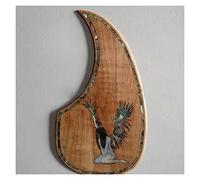 Golpeador de Guitarra acústica Guitarra Acústica Para Principiantes, Golpeador De Madera, Textura Transparente, Accesorios De Decoración Para Guitarra (Color : 02)