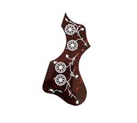 Golpeador De Guitarra Acústica Hermoso Patrón Con Adhesivo Para Guitarra For EJ-200 piezas de guitarra acústica (Color : CERight)