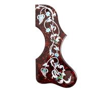 Golpeador de guitarra acústica, para Gibson J-200 SJ-200, placa de arañazos de 2 mm de grosor, protector de púa de guitarra autoadhesivo, ajuste universal para guitarra acústica de 41 a 42 pulgadas