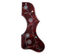 Golpeador de guitarra acústica, para Gibson J-200 / SJ-200, placa de arañazos de 2 mm de grosor, protector de púa de guitarra autoadhesivo, ajuste universal para guitarra acústica de 41 a 42 pulgadas