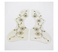 Golpeador De Guitarra Acústica Para Mano Izquierda Y Derecha, Adhesivo Antiarañazos Con Patrones De Flores Piezas de Guitarra Acústica (Color : 03)