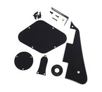 Golpeador de guitarra con interruptores de tornillo de montaje, cubierta de cavidad y soporte, placa para rascar guitarras eléctricas, placa para rascar eléctrica