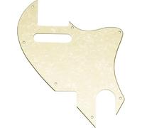 Golpeador De Guitarra De 4 Capas Perla Negra 7 Agujeros Para Híbrido Con Agujero F Para Guitarra Eléctrica Estilo TL Pastilla De Bobina Única Placa protectora para guitarra eléctrica(Aged White)