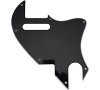Golpeador De Guitarra De 4 Capas Perla Negra 7 Agujeros Para Híbrido Con Agujero F Para Guitarra Eléctrica Estilo TL Pastilla De Bobina Única Juego de Guitarra Pickguard(3Ply2)