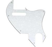 Golpeador De Guitarra De 4 Capas Perla Negra 7 Agujeros Para Híbrido Con Agujero F Para Guitarra Eléctrica Estilo TL Pastilla De Bobina Única Juego de Guitarra Pickguard(4Ply1)