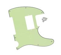 Golpeador de Guitarra Eléctrica 1 Uds, Golpeador De Guitarra Humbucker De 8 Agujeros, Placa Rascadora Apta Para Piezas De Guitarra Estilo For For TL (Color : Mint Green 3Ply)