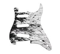 Golpeador de guitarra eléctrica, cubierta trasera para pastilla, placa de arañazos, placa frontal con textura, parte de guitarra