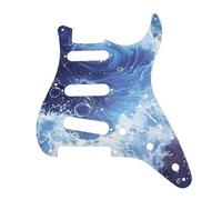 Golpeador de guitarra eléctrica, cubierta trasera para pastilla, placa de arañazos, placa frontal con textura, parte de guitarra