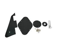 Golpeador de guitarra eléctrica de 1 capa para placa trasera con soporte para estilos de guitarra, tornillos de placa de arañazos para guitarra eléctrica, juego de golpeador Lp
