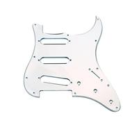 Golpeador de guitarra eléctrica de 3 capas con 11 agujeros, antiarañazos, protector de placa de perlas para accesorios de guitarra eléctrica ST SQ