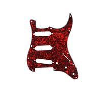 Golpeador de guitarra eléctrica de 3 capas con 11 agujeros, antiarañazos, protector de placa de perlas para accesorios de guitarra eléctrica ST SQ
