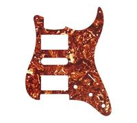 Golpeador De Guitarra Eléctrica De Calidad 11 Agujeros Placa Rayada Bobina Humbucker HSH Piezas De Guitarra Patrón De Llama Placa protectora para guitarra eléctrica(4Ply9)
