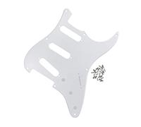 Golpeador de Guitarra Eléctrica Golpeador de 8 agujeros para guitarra SSS, placa para rascar con tornillos para piezas de guitarra eléctrica (Color : 1ply 03)