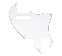 Golpeador De Guitarra Eléctrica Golpeador de guitarra eléctrica híbrido F 7 agujeros duradero(3ply White)
