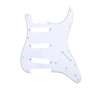 Golpeador De Guitarra Eléctrica Golpeador De Guitarra Eléctrica SSS Estilo Vintage Estándar 11 Agujeros Duradero(3Ply White)