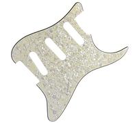 Golpeador de Guitarra Eléctrica Golpeador de guitarra eléctrica SSS sin orificio de montaje, placa de rascado de 4 capas con plantilla transparente para guitarra for For ST