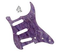 Golpeador de Guitarra Eléctrica Golpeador De Guitarra SSS, Placa Para Rascar, 1 Capa De Acrílico Con Tornillos Para 11 Agujeros Para Piezas De Guitarra Eléctrica For For ST, 1 Uds. (Color : 02)