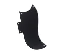 Golpeador de guitarra eléctrica negro de 3 capas para golpeador SG 61 de 5 agujeros Placa Rascar Para Guitarra