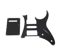 Golpeador de Guitarra Eléctrica para Ibanez RG250 Style 7 V, Juego de Protector de Púas y Placa Trasera de Aleación de Aluminio, Placa Protectora de Guitarra Humbucker, Negro