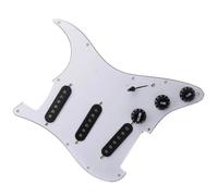 Golpeador de guitarra eléctrica profesional, 11 agujeros, 3 capas, SSS, bobina única, placa raspadora precableada cargada Pastillas Golpeador Set(9)