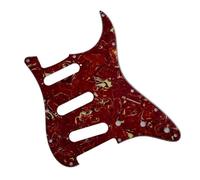 Golpeador de guitarra eléctrica SSS de 11 agujeros y 4 capas para protección contra rayones de guitarra ST repuestos disponibles en varios colores Placa Trasera Guitarra(1 Cherry Tortoise)