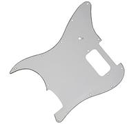 Golpeador de guitarra One Humbucker blanco para guitarra eléctrica For For ST Scratch Plate doble bobina agujero de montaje Piezas de Guitarra Eléctrica