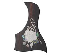 Golpeador De Guitarra Para Principiantes Golpeador De Guitarra Acústica De Madera Maciza De Palisandro Tallado Fácil De Instalar(M)