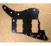 Golpeador de guitarra para zurdos de 3 capas para Fender Jazzmaster, color negro (C25)