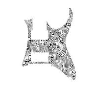 Golpeador de Guitarra Piezas de guitarra eléctrica HH Humbucker Pickguard Scratch Plate Varios colores(Style30)