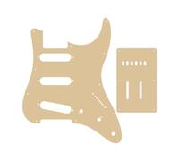Golpeador de Guitarra Piezas de guitarra: para SSS y placa trasera ScratchVarios colores(4Ply Flame print 1)